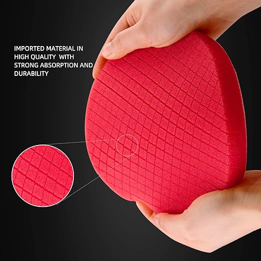 Red Finish Polishing Pads, Buffing Pads, SPTA 1Pcs 5.5 Inch Face - Image 3