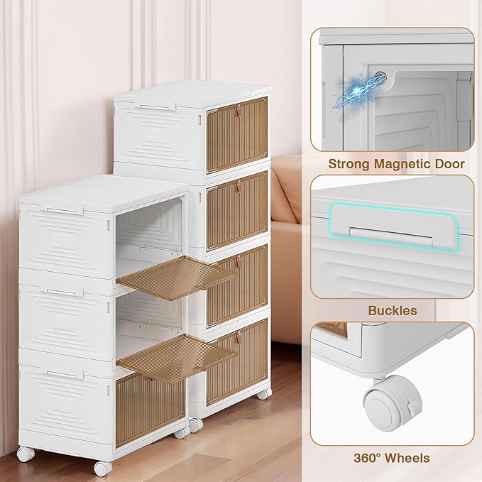 VECELO 4 Tier Storage Bins - Image 3