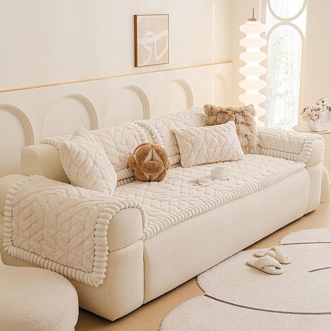 OTOB Couch Cover for Dogs Washable Pet Friendly, Non Slip Plush Funny Fuzzy - Image 9