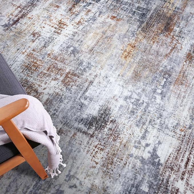 IOHOUZE Abstract Runner Rug 3x18 Ft Washable Runners - Image 7