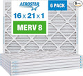 Aerostar 16x21x1 MERV 8-6 Count by AirFiltersDelivered