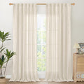 YoungsTex Linen Curtains 95 Inch Length by YoungsTex