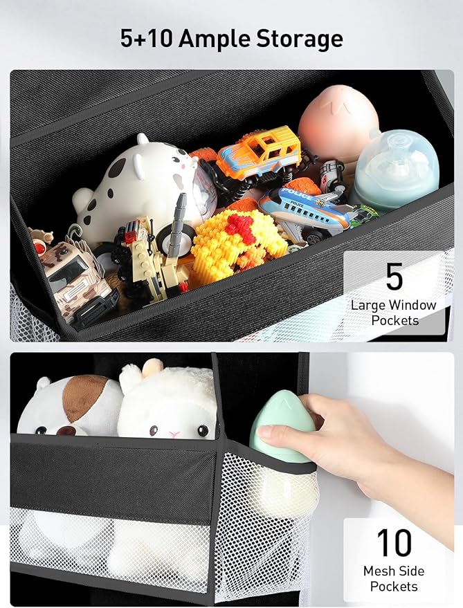 Yecaye 2 Pc Over the Door Organizer - Image 3