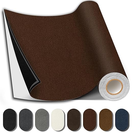 Suede Repair Patch, Large Fabric Repair Tape, Self-Adhesive Fabric Patches by SHAGOOM