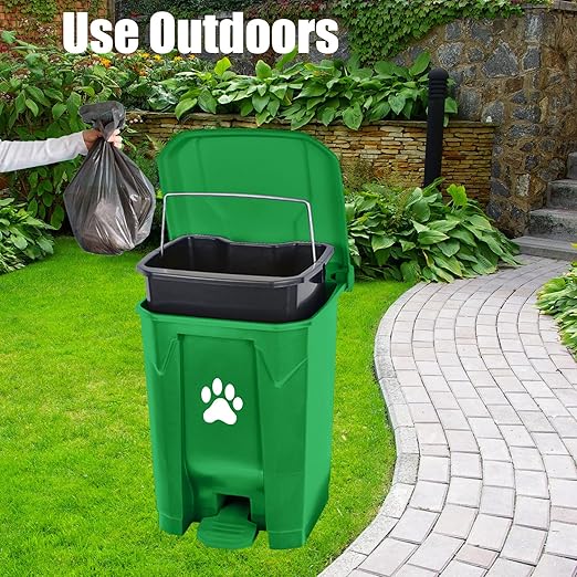 Outdoor Dog Poop Trash Can, Dog Waste Trash Can Pooper Scooper - Image 2