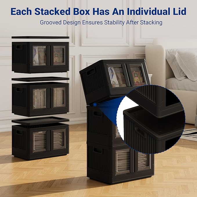 FLEXIMOUNTS 110 QT Stackable Storage Bins - Image 8