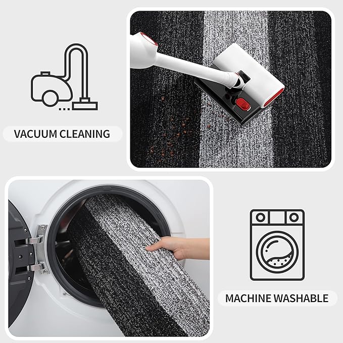 Kitinjoy Indoor Outdoor Door Mat, 24x16 Non-Slip Absorbent Dirt Trapper - Image 5