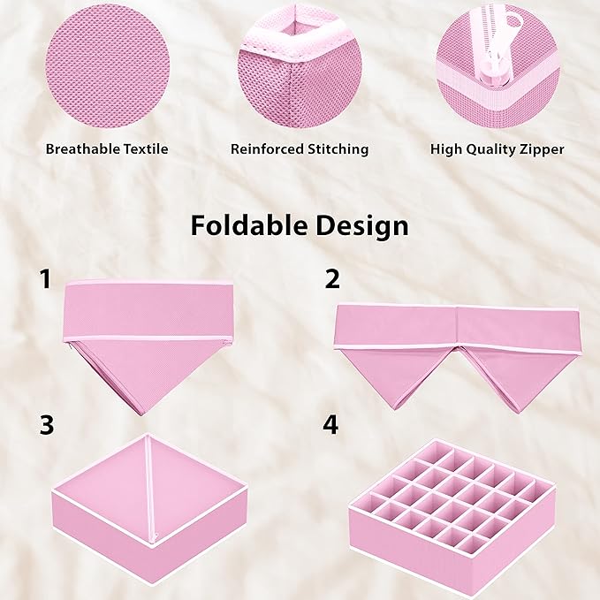 Simple Houseware 4-Pack Drawer Organizer Set - Image 5