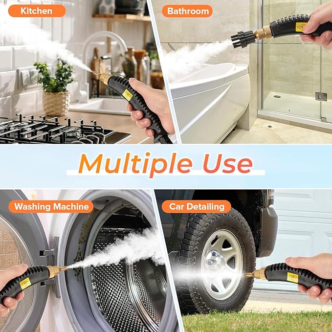 Handheld Steam Cleaner, 2500W Steam Cleaner, High Pressure Steamer - Image 4