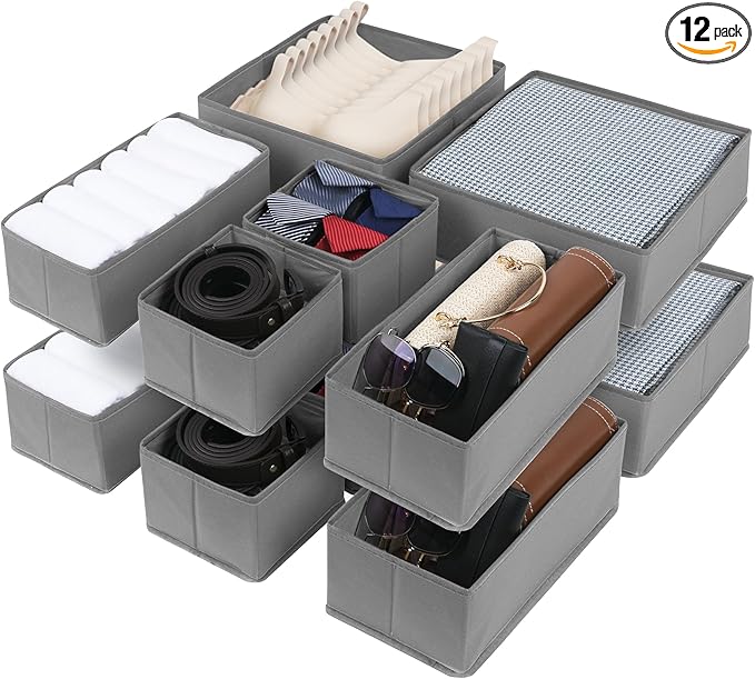 Cupic Cupid Drawer Organizer, Dresser Organizers, Foldabe Drawer Organizer by Unknown