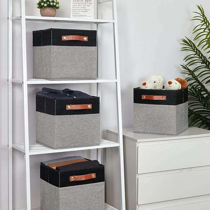 Temary 11 x 11 Cube Storage Bins Fabric Storage Cubes - Image 6