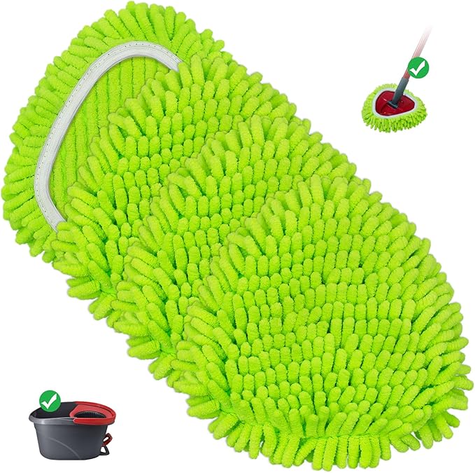Mop Heads Replacements Compatible by ProfessionalCleaningSupplier