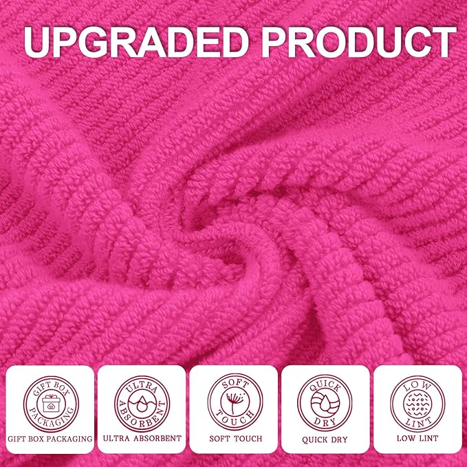 Hot Pink Towels - Image 2