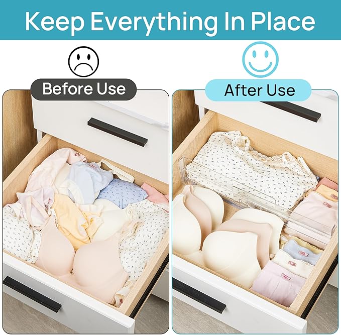 Vtopmart 8 Pack Drawer Dividers - Image 4