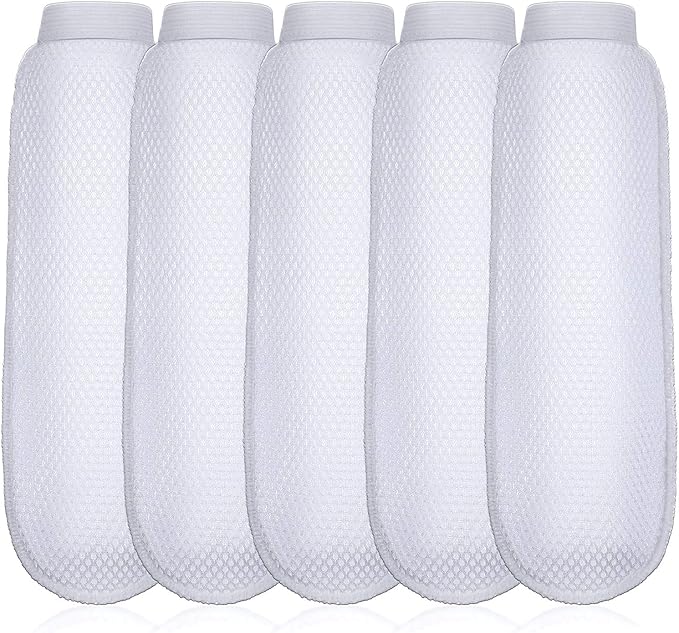 Boao 5 Pieces Nylon Lint Traps for Washing Machine Discharge Hose Lint Traps by Boao