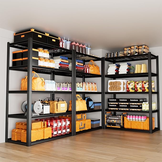 Garage Shelving, Storage Shelves Heavy Duty 2800 LBS Capacity, 5 Tier - Image 7