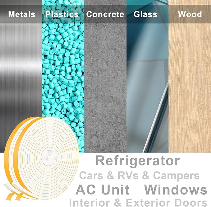 Strong Adhesive Weather Stripping, High Density Weatherproof Weather Stripping - Image 6