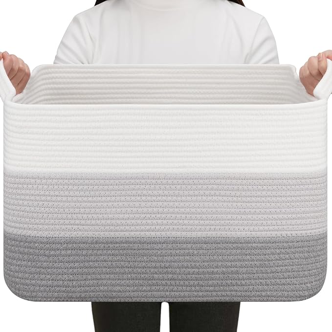 OIAHOMY Rectangle Woven Storage Basket - Image 7