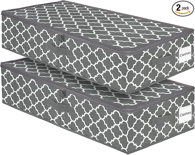 punemi Under Bed Storage, Thick Fabric Storage Containers Drawers by Punemi