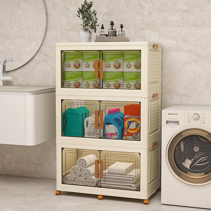 Plastic Stackable Storage Bins - Image 6