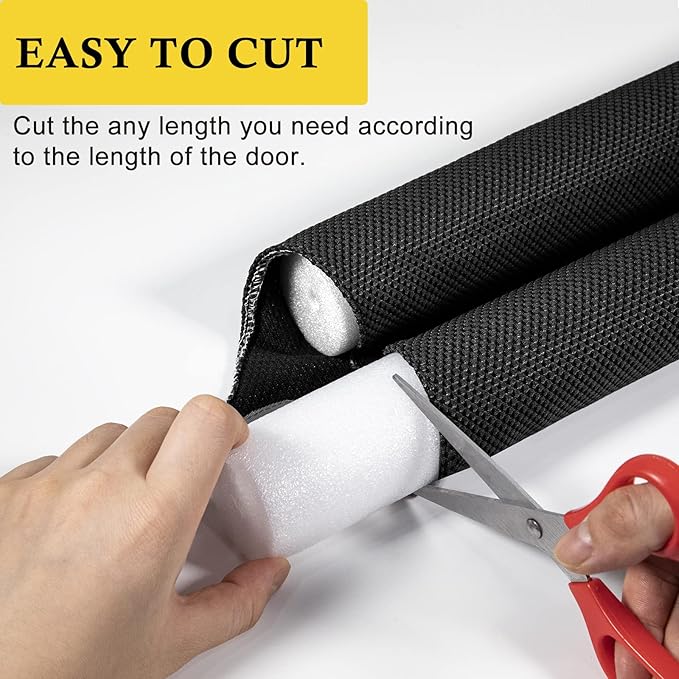 fowong Door Draft Stopper 30" to 36" Soundproofing Under Door Draft Blocker - Image 3