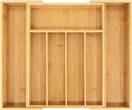 VaeFae Bamboo Drawer Organizer, Expandable Silverware Drawer Organizer by VaeFaeDirect