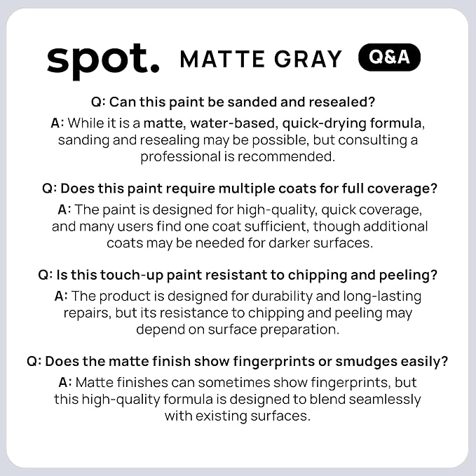 spot. Touch-Up Paint | Matte Finish - Image 7