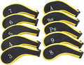 Sword &Shield sports Neoprene Zipper Golf Club Iron Head Covers Iron Covers by Unknown