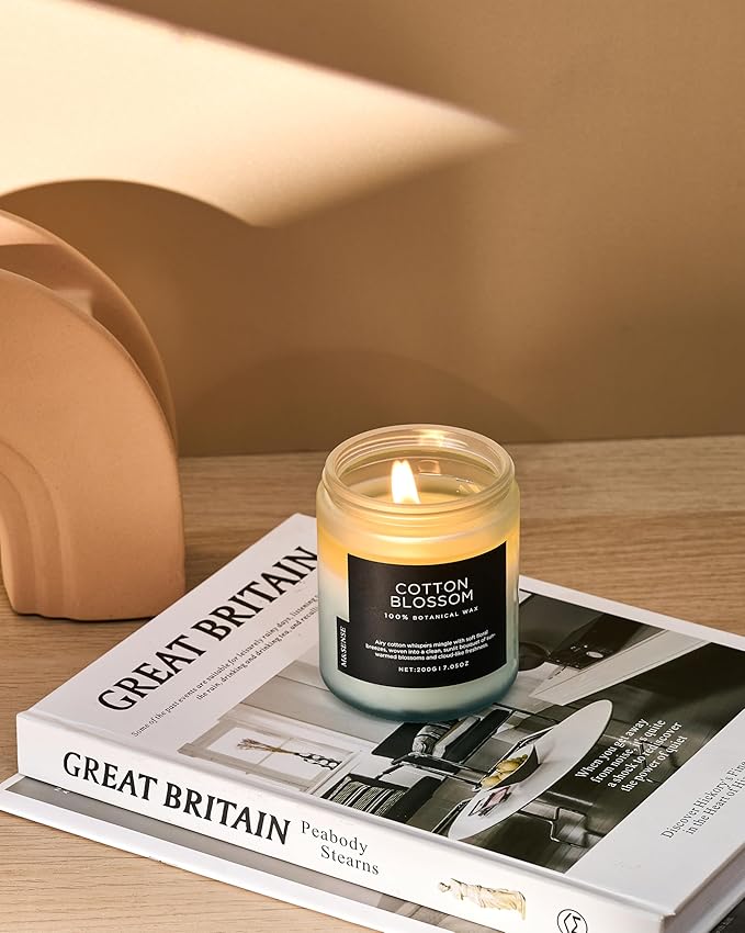 M&SENSE Clean Cotton Scented Candle - Image 7