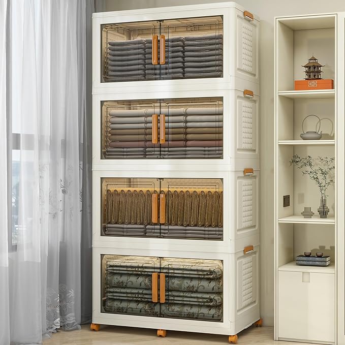 4 Tier Extra Large Stackable Storage Bins - Image 8