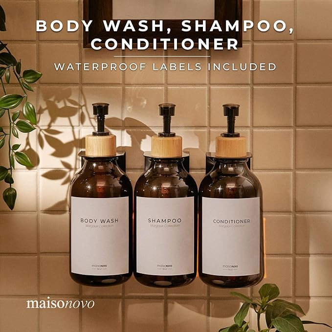 MaisoNovo Shampoo and Conditioner Dispenser - Image 5