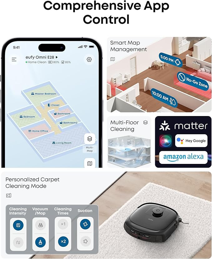 eufy Robot Vacuum E25, HydroJet System - Image 8