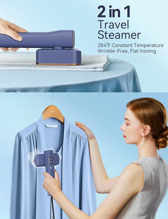 Steamer for Clothes Portable Handheld Garment Steamer, 15s Fast Heat-up - Image 2