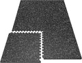 PRAISUN 0.6" Thicker Gym Mat, 6 Tiles 24 Sq Ft Workout Mats, Interlocking Foam by PRAISUN