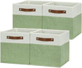HNZIGE Fabric 11x11 Cube Storage Bins, Foldable Storage Cube Bin Baskets by HNZIGE