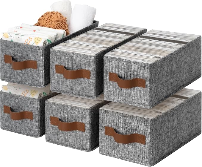 GRANNY SAYS Small Fabric Storage Bins by GRANNYSAYS