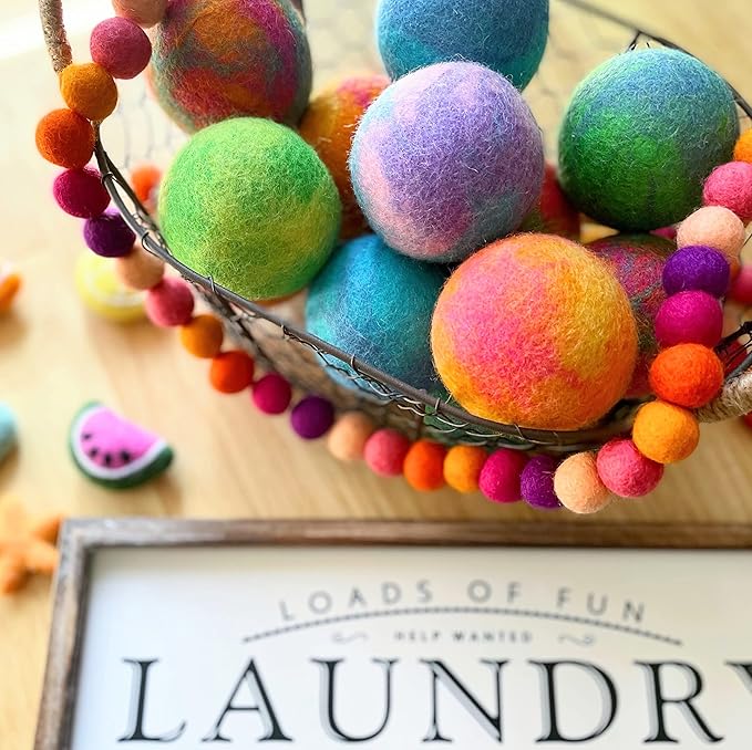 Friendsheep Wool Dryer Balls, Organic Reusable Fabric Softener Alternative - Image 8