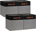 DULLEMELO 12x12 Storage Cubes, Collapsible Sturdy Cube Storage Bins by DULLEMELO