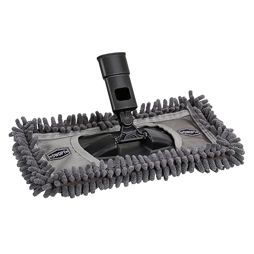 SWOPT 12” Microfiber Dust Mop Head w/Refill — Cleaning Head Interchangeable by SWOPTCleaning