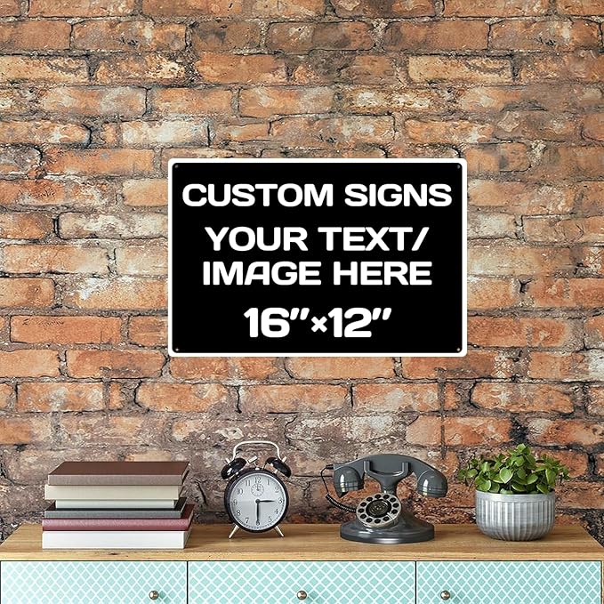 custom signs personalized, Aluminum Weatherproof Metal Sign, hazard sign - Image 7
