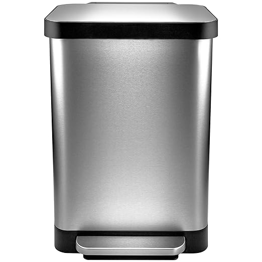 Hefty Stainless Steel Step Trash Cans - Image 9