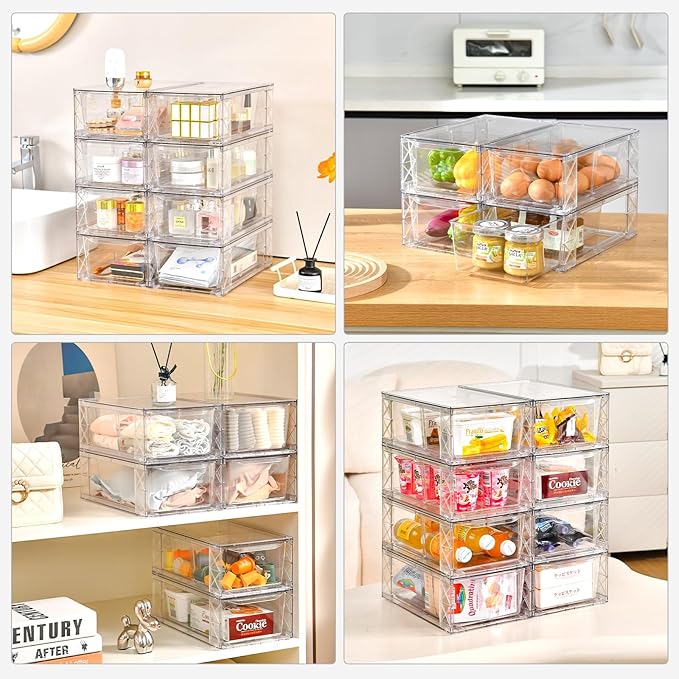 6Pack Pantry Organizers and Storage, Foods Organizer Bins - Image 6