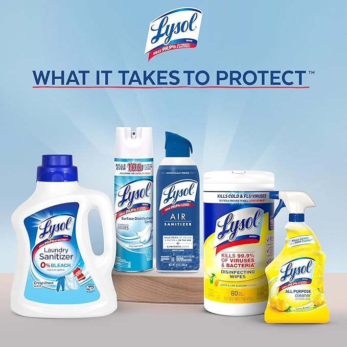 Lysol Air Sanitizer Spray with Odor Eliminator - Image 3