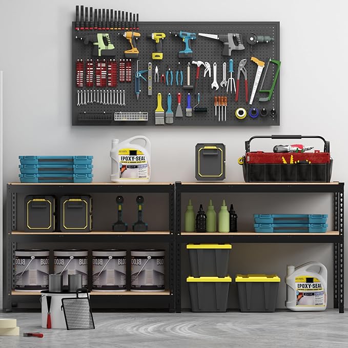 PrimeZone 48" W x 24" D x 72" H Heavy Duty Storage Shelves, 5 Tier Adjustable - Image 9