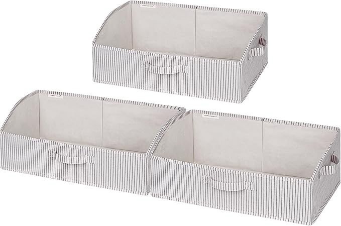 StorageWorks Closet Storage Bins, Trapezoid Organizer Box by StorageWorks
