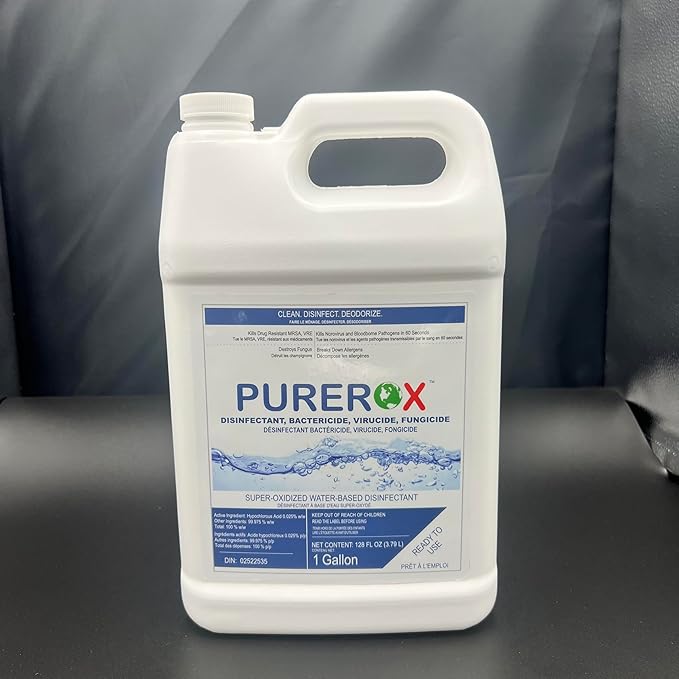 disinfectant Eliminate 99.9999% viruses, MRSA and fungi. PUREROX Hypochlorous - Image 7