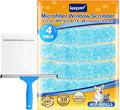 KEEPOW 14" Microfiber Window Scrubber Refill Replacement Compatible by KEEPOW