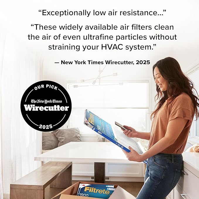 Filtrete 19.875x21x1 AC Furnace Air Filter, MERV 13, MPR 1900, Premium Allergen - Image 2
