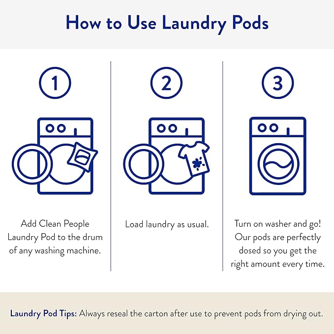The Clean People Fragrance Free Laundry Detergent Pods - Image 4