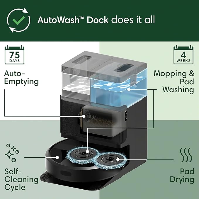 iRobot Roomba Plus 405 2in1 Vacuum & Mop Robot - Image 8